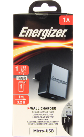 Зарядно устройство Energizer 1USB micro USB