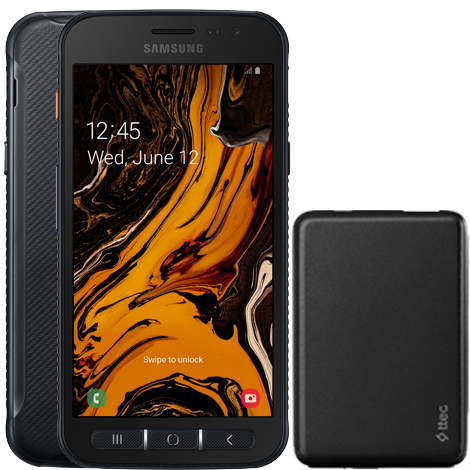 Galaxy Xcover 4s + ttec PowerCard 5 000 mAh