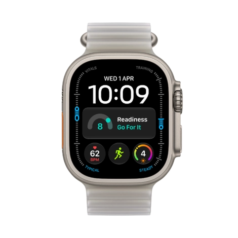 Watch Ultra 4 GPS + Cellular 49mm Natural Titanium Case with Translucent Gray Ocean Band
